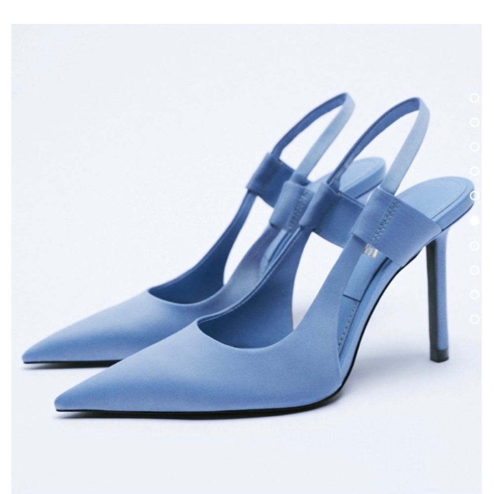 NWT Zara slingback heels